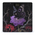 Purple Butterfly Weight Scale Large Digital Bathroom Scales with Bright LED Display Non Slip Digital Scale and Step On Fashion Weighing Machine for Body