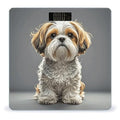 Shih Tzu Dogs Weight Scale Large Digital Bathroom Scales with Bright LED Display Non Slip Digital Scale and Step On Fashion Weighing Machine for Body