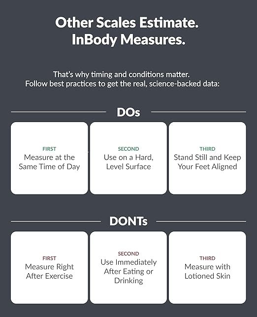 InBody Dial H30 Body Composition Scale | Smart Scale with BMI Body Fat Muscle Mass | Scale with App | Body Fat Measurement Device