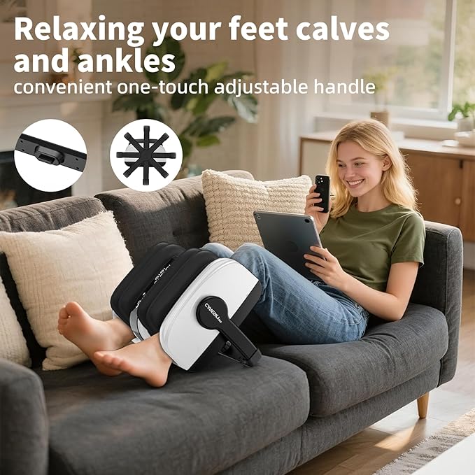 CARESKY® Foot Massager with Heat Shiatsu Foot Massager for Plantar Fasciitis Neuropathy Circulation and Pain Relief Remote Deep Kneading for Foot Calf