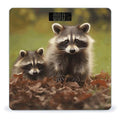 RaccoonScale for Body Weight with LCD High Precision Weighing Scales Fashion Sturdy Tempered Glass Weight Scales Easy-to-Read Digital Bathroom Scale for Daily 400lb