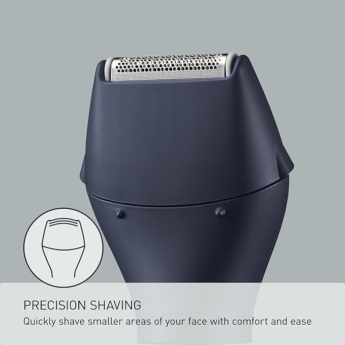 Panasonic MultiShape Facial Detail Shaver Trim Set Attachment Eyebrow Trimmer Beard Detail Trimmer and Detail Shaver Wet/Dry Add to MultiShape Grooming System Easy-Clean Tool - ER-CDT1-A