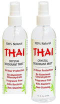Thai Deodorant Stone Crystal Mist Natural Deodorant Spray 8 oz. Bundle Pack of 8