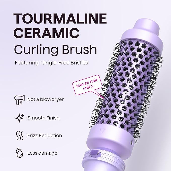 Wavytalk Multi Curl 5 in 1 Curling Wand Set and Heat protectant Spray for Hair 5 Fl Oz