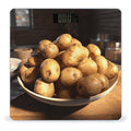 Some Dried Potatoes Scale for Body Weight Precision Bathroom Weighing Scales with Back Lit LCD Display Sturdy Tempered Glass Body Weight Scales Digital Bathroom Scale 400lb