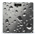 Water Droplets on Glass Scale for Body Weight Anti-Slip Tempered Glass Digital Bathroom Scales Clear LCD Display Weighing Scale Safe Rounded Corners Smart Scales