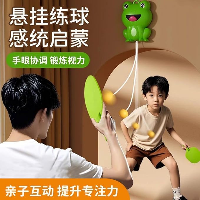 悬挂乒乓球锻炼器 Neck and Back Massager 家用防近视亲子锻炼手眼协调感统锻炼器 Neck and Back Massager HomeOffice Body Electric Massagers