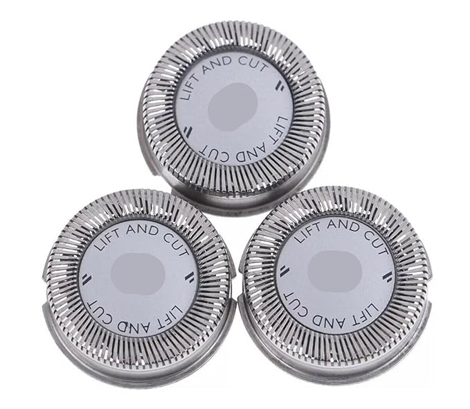 3pcs HQ56 Head Replacement Shaving Heads Compatible For Philips NorelcoHQ3 HQ4 HQ55 HQ6900 HQ46 HQ6996 HQ6970 HQ442 Razor Shaving Blade Razor head(1set)