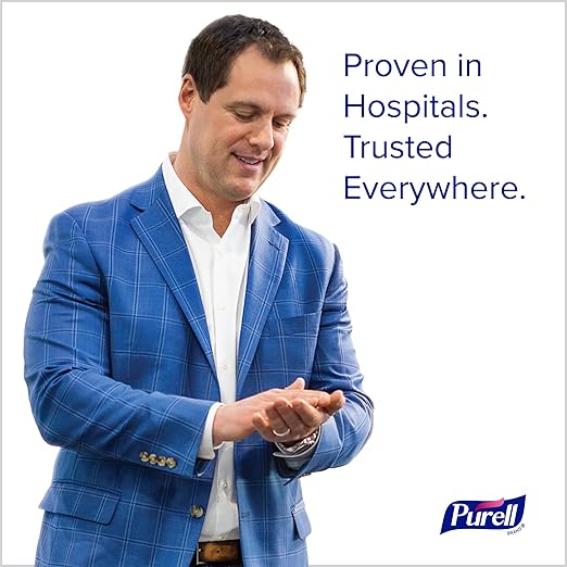 PURELL Advanced Hand Sanitizer Refreshing Gel Clean Scent 12 fl oz Pump Bottle (Pack of 12) - 3659-12
