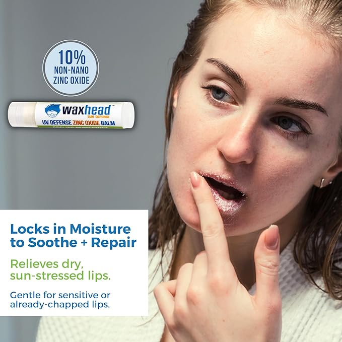 Waxhead Baby Sunscreen Kids Toddler Sunscreen Baby Sunscreen 0-6 Months SPF Lip Balm SPF Zinc Oxide Sunscreen Lip Sunscreen For Lips