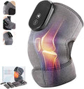 3-in-1 Cordless Knee Shoulder Massager with Heat and Vibration. Adjustable Brace for Shoulders Elbows Knees. Gifts for Dad Mom Men Women.(GRAY-3IN1)