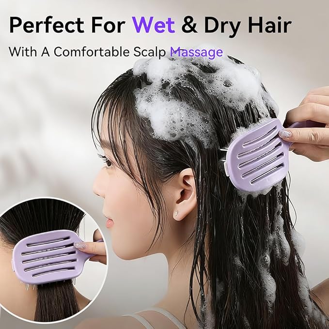 Adjustable Curling Iron Hair Crimper for Women - 1&amp1.25 Inch Waver Tool Creates Beach Waves &amp Tight Curls Anti-Scald Fast Heating Dual Voltage&ampTravel Hair Brush