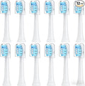 4 Pack Replacement Toothbrush Heads fit Philips Sonicare Compatible with Original Models HX3/HX6/XH9 Full Series Gum Care Type Soft Bristles Suitable for People with Sensitive Gums (12)