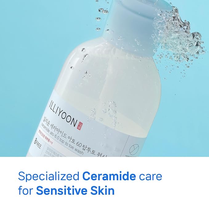 Illiyoon ATO Soothing Gel 5.91 Fl Oz with ATO Top To Toe Wash 16.9 Fl Oz