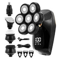 Head Shavers for Bald Men 5 In 1 Electric Shaver Razor For Men's Trimmer Wet And Bald Head Dry Razor 7D Head Waterproof LED Display Machine For Shaving