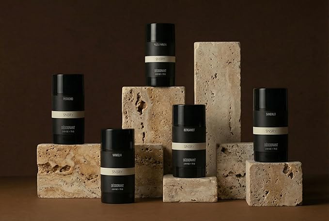SNSRY Aluminum Free Deodorant | All-Day Protection for Men &amp Women | Unisex Scent | Niacinamide &amp Tocopherol (Yuzu/Hinoki)