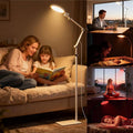 2-in-1 Light Therapy Lamp 670nm Red Light Therapy Lamp for Sleep &amp 12000 Lux Happy Light Sun Lamp Sad Lamp Floor Lamp with Remote Timer Eye-Safe UV-Free 9 Colors 10 Brightness for Bedroom Offi