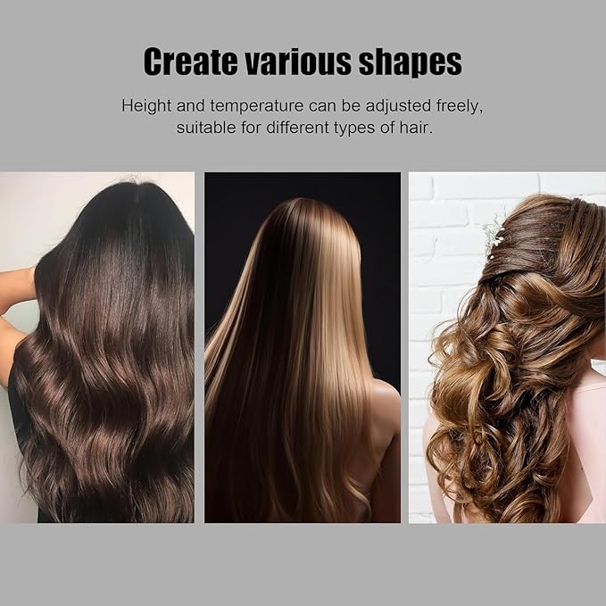 Hair Dryer 5 Head Infrared Heat Lamp 750W Hair Color Processor Adjusting Height Styling Perming Dryer Salon Heat Lamp Chrome Arms Metal