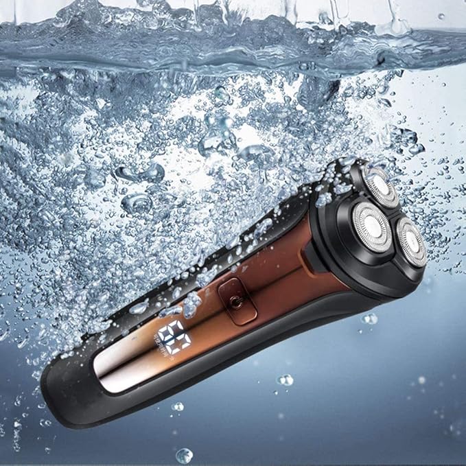 Electric Razor for Men Wet &amp Dry Foil Shaver Mens Trimmer Shaving Grooming Hair faceFor Men with Pop-up Trimmer Rotary Shaver Quick Charge Razor