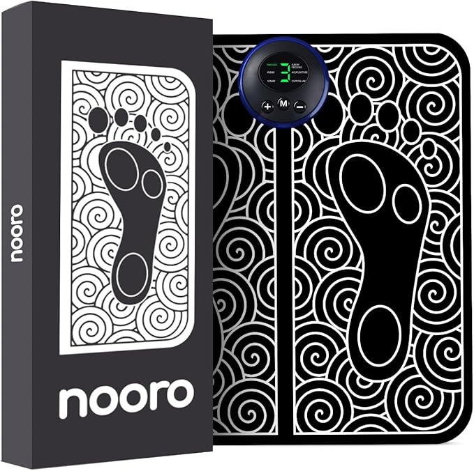 nooro Portable Foot Massager – Soothing Comfort for Tired Feet – 6 Adjustable Vibration Modes &amp 15-Minute Auto-Timer – Lightweight &amp Portable for Daily Relaxation