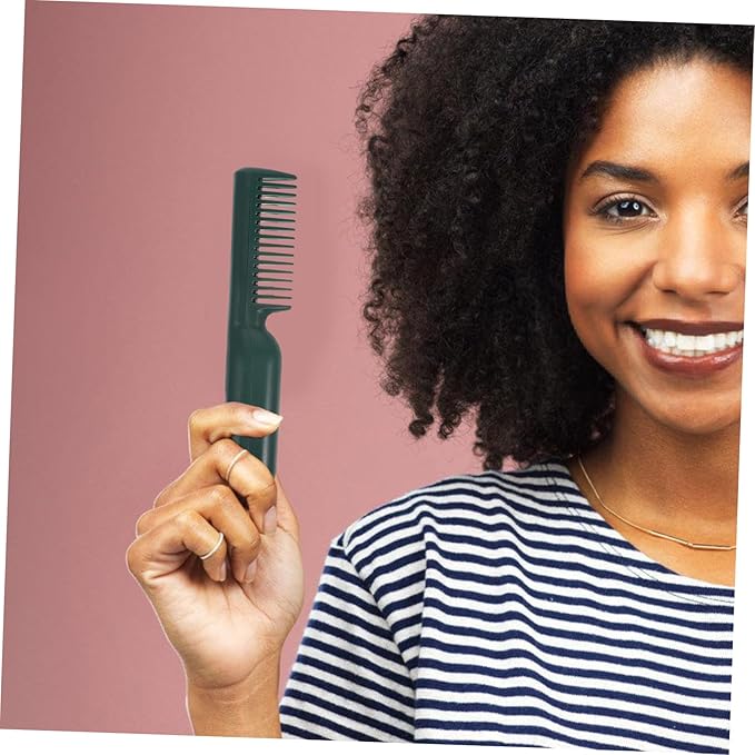 Electric Heating Hair Straightening Comb USB Powered Portable Straightener Brush for Wet and Dry Use for Women and Girls for Travel Styling