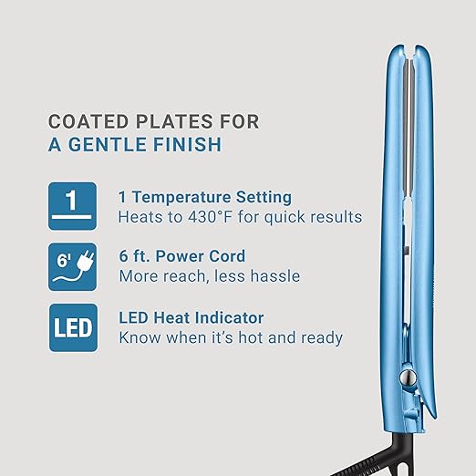 BaBylissPRO 3/4 Ultra-Sleek Mini Straightener Flat Iron