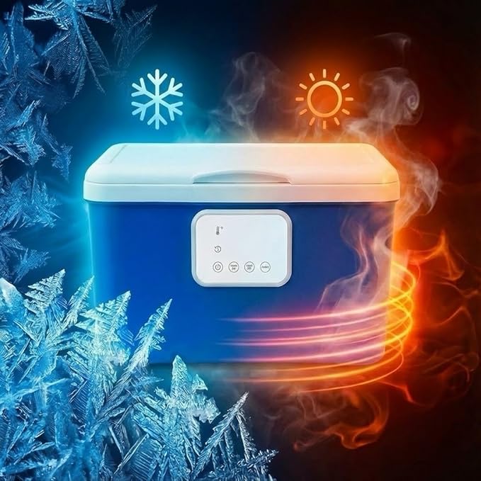 [CBL] Programmable Cold Therapy Machine 13-Quart Ice Water Circulation System with Quiet Pump Timer &amp Flow Control Knee Wrap Included Post-Surgery Pain Relief &amp Sports Injury Recovery