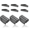 Shaver Replacement Foil Head Compatible with Remington TITANIUM-X Flex &amp Pivot Foil and Cutter Head for Shaver F4900F5800F7800 (Black/3Pack)