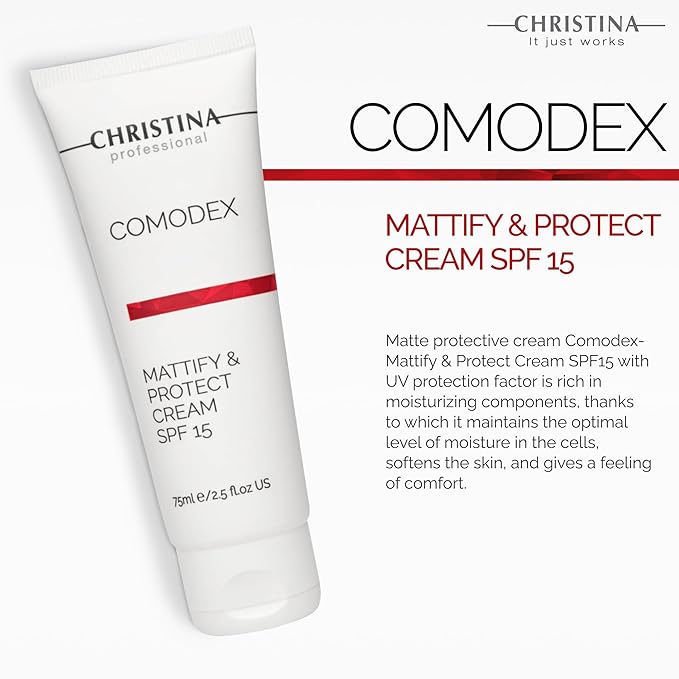 Christina Comodex - Mattify and Protect Cream SPF 15 for Oily and Combination Skin 75ml