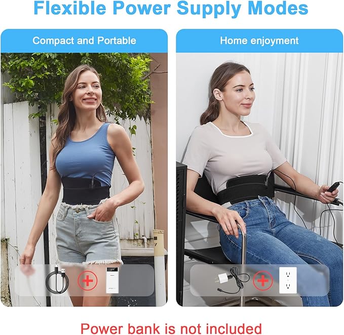 Red Light Therapy Belt CLMTAS Infrared Light Therapy Speed Healing with Controller Versatile Use Ideal Gift for Women Men