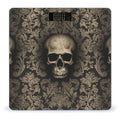 Gothic Wallpaper Skull Scale for Body Weight Highly Accurate Digital Bathroom Scale Sturdy Tempered Glass Weighing Scales with LCD Display Fashion Body Fat Smart Scales 400lb
