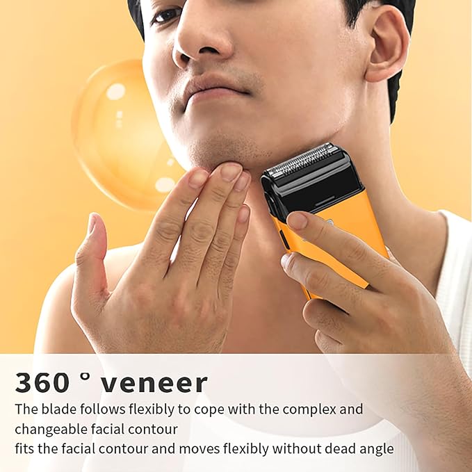 WAIKIL Electric Shaver for Men Mini Portable Rechargeable Facial Trimmer Professional Men's Grooming Trimmer Wet and Dry Dual-Use Business Travel Gift Choice