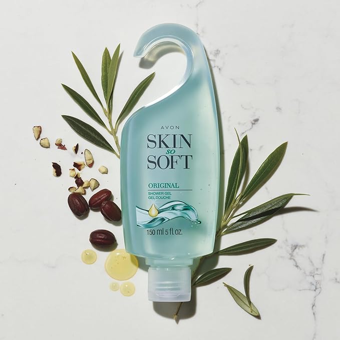 Avon Skin So Soft Original Shower Gel w/Jojoba Oil - 5 pack