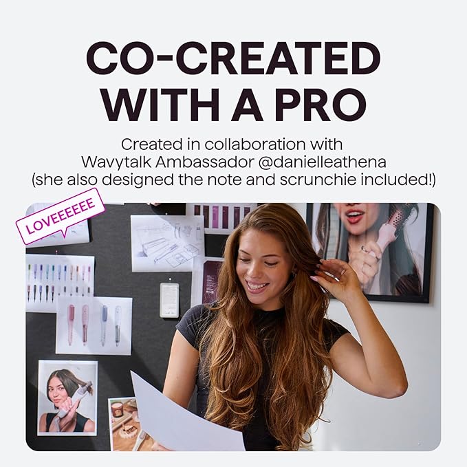 Wavytalk Pro Steam Hair Straightener Brush Steamline Pro 3 in 1 Straightening Brush Steam Reduces Damage Nourishes Hair and Expedites Straightening