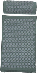 SUPVOX Acupressure Massage Pillow and Yoga Mat Set with Bag Non-Slip Relaxation Exercise Mat and Practical Massage Cushion for Back Relief and Stress Reduction at Home Or Travel