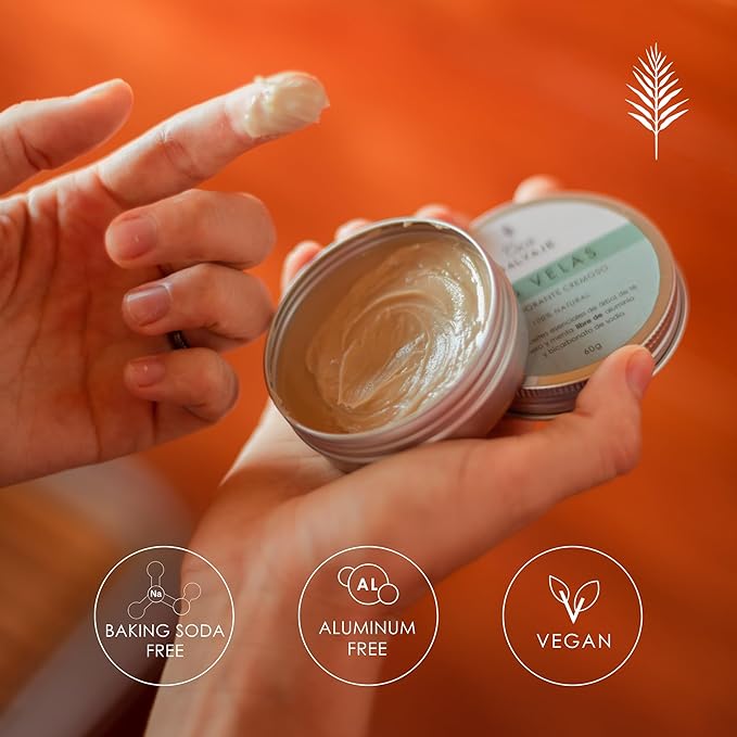 Natural Deodorant for Women &amp Men | Aluminum Free Deodorant with Magnesium | Non toxic Vegan Hypoallergenic and Pregnancy Safe | Organic Ingredients | 2.11oz (LAS VELAS (Minty))