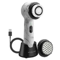 Michael Todd Beauty Soniclear Allure 2024 Best of Beauty Winner Facial Cleansing + Exfoliation Brush System with Antimicrobial Protected Bristles 4 speeds Serum Infusion Head + Travel Case