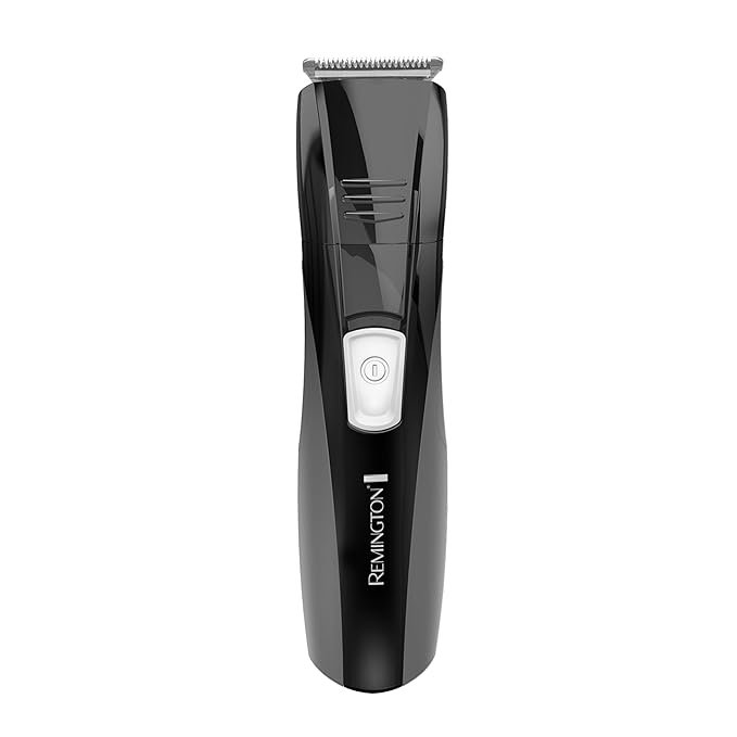 Remington Head to Toe Advanced Rechargeable Powered Body Groomer Kit Beard Trimmer (10 Pieces) 6.3 Inch Black