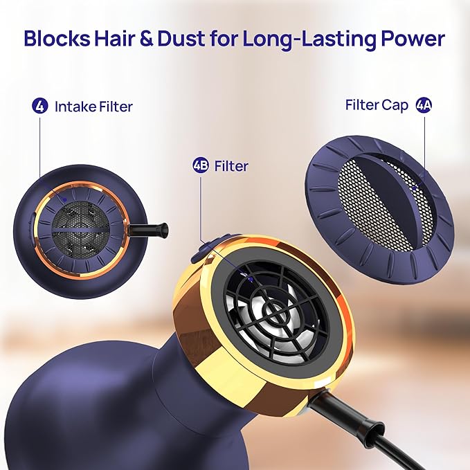 Diffuser Hair Dryer for Curly Hair Hair Dryer Curly Diffuser with Ionic &amp Ceramic Technology 800W Lightweight and Compact Frizz-Free Gift