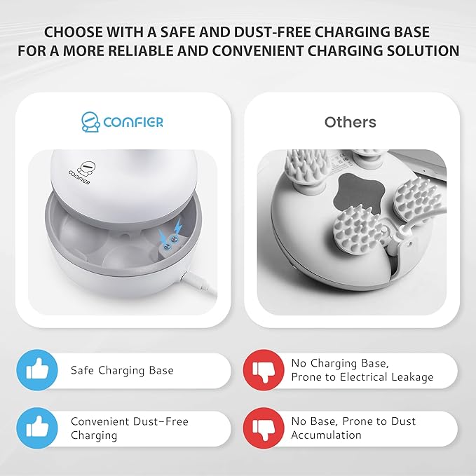 COMFIER Shiatsu Foot Massager &amp Scalp Massager