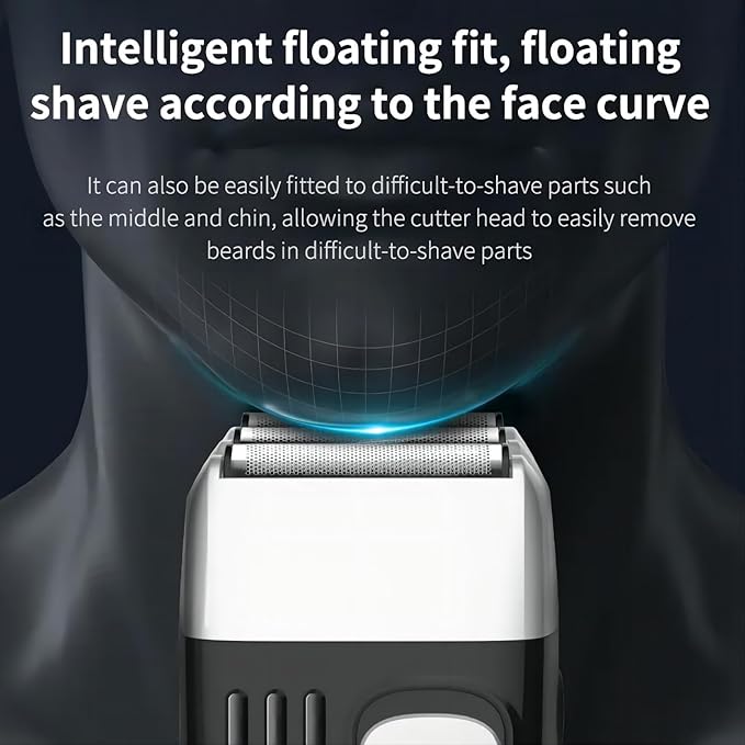 Electric Razors for Men Rechargeable Cordless Foil Shaver for Men - 3 Blades Smooth and Precise Shave