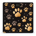 Dog Paw Print Scale for Body Weight Digital Bathroom Scale Toughened Glass High Precision Scales for Body Weight with Large LCD Backlight Display Weight Scales