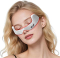 Red Light Therapy Eye Massager with Microcurrent – 3D Contour Design for Dark Circles Puffiness Eye Bags &amp Wrinkles – Under Eye Treatment Device for Fine Lines Rechargeable &amp Gentle for Dai