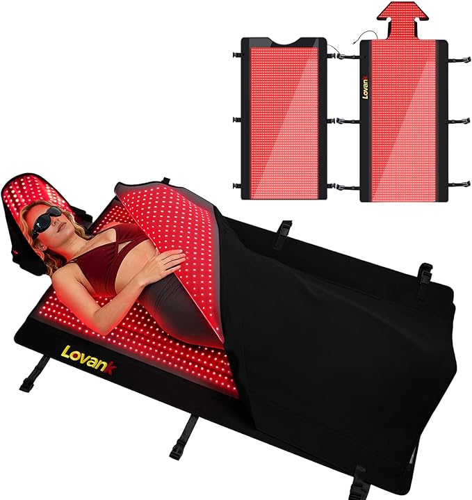 Red Light Therapy Mat for Full Body — 81x33 Infrared Red Light Mat with 2710 (660nm &amp 850nm) LEDs for Home Use