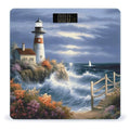 Lighthouse Diamond Painting Weight Scale for Body Weight Digital Bathroom Scale High Capacity Accurate Digital Weighing Scales and Easy-to-Read on Backlit LCD Display Scales
