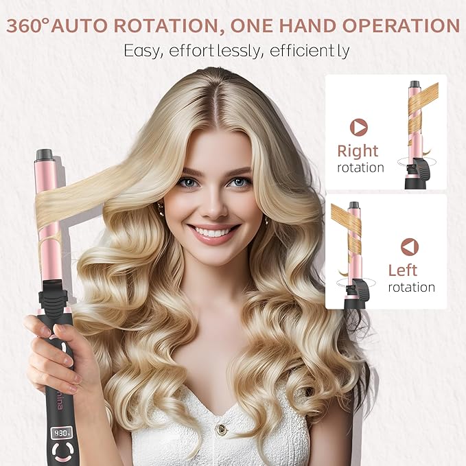1/2 Inch Curling Iron and 1 Inch Rotating Curling Iron