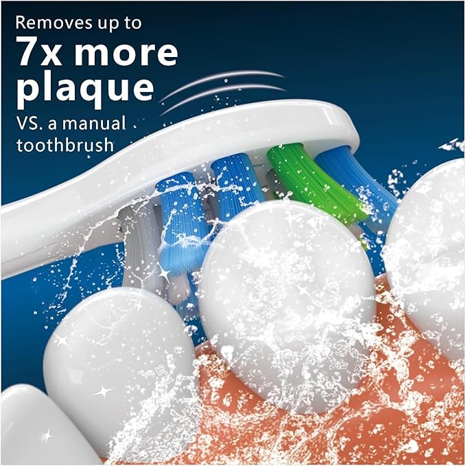 16pcs Replacement Toothbrush HeadsCompatible for with Soft Electric Brush Head 4100 6500 6100 7500 5300 1100