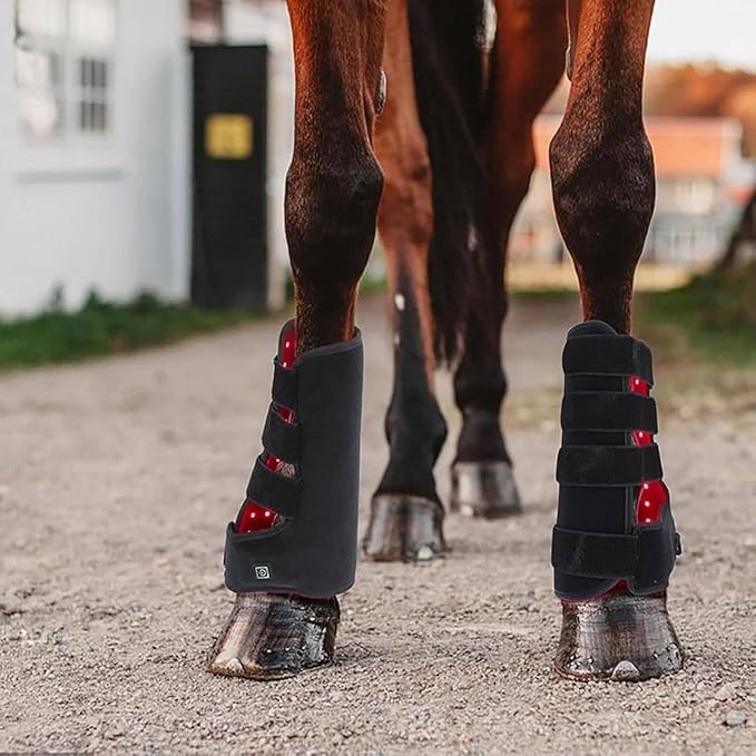 LED Red Light Therapy Device for Horse Leg Pain Horse Near Infrared Therapy Wrap Portable Deep Light Therapy for Horse Muscle Recovery (Left)