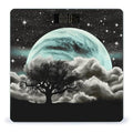 Starry Night Black Tree Art Scale for Body Weight Highly Accurate Digital Bathroom Scale Sturdy Tempered Glass Weighing Scales with LCD Display Fashion Body Fat Smart Scales 400lb
