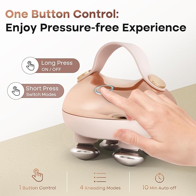 arboleaf Heated Scalp Massager Head Massager Scalp Stress Relax Hair Massager with Heat Cordless Kneading Massage Cat Massager Gift for Mom Dad